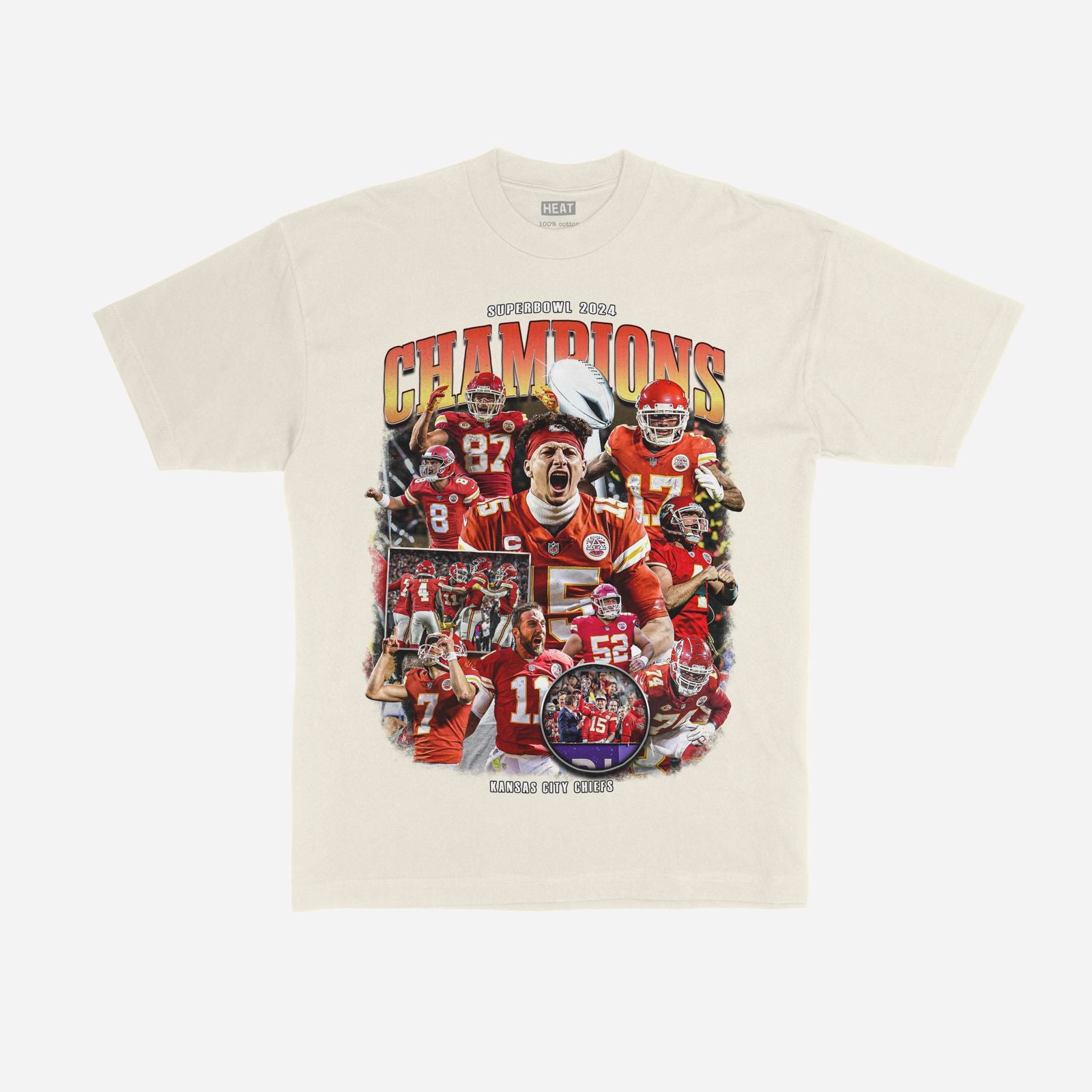 Kansas City Chiefs Super Bowl LVII (58) Champions Graphic T
