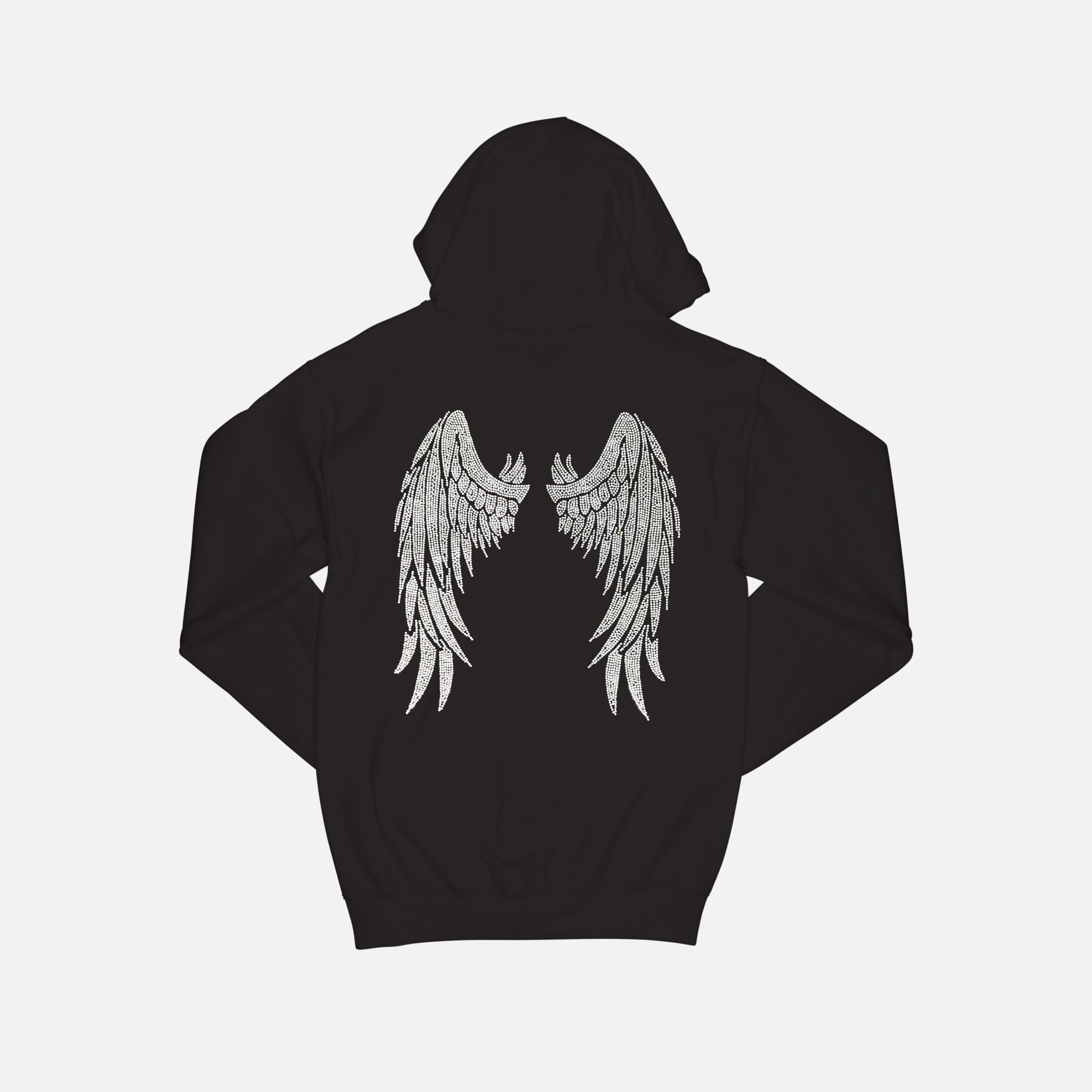 Y2K Rhinestone Angel Wings Zip-Up Hoodie | Heat Irvine Y2K Rhinestone Angel Wings Zip-Up Hoodie | Heat Irvine