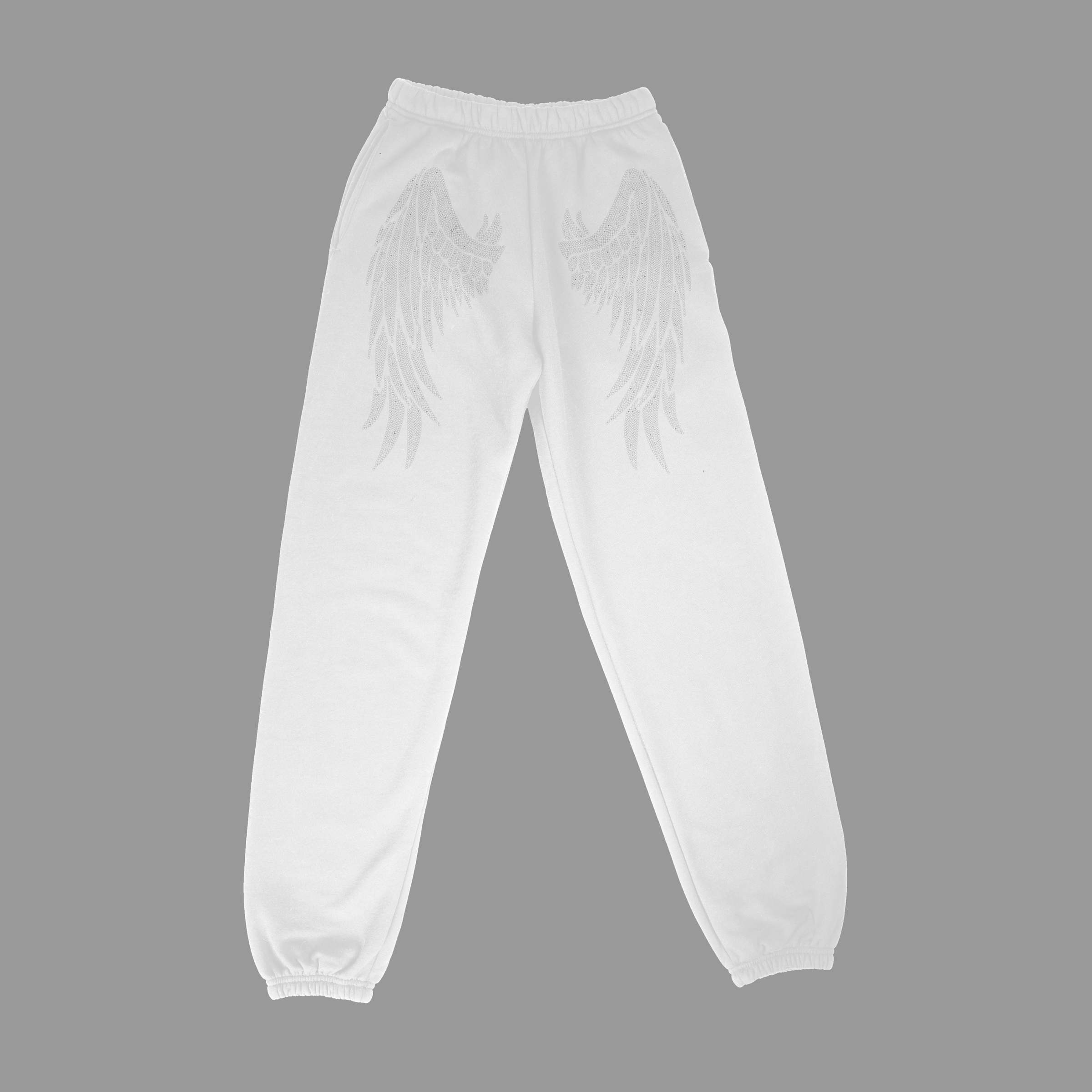 Angel Wings Rhinestone Sweatpants | Heat Irvine Angel Wings Rhinestone Sweatpants | Heat Irvine