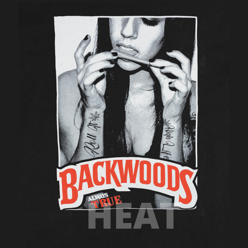 Backwoods Always True Unisex Black Graphic T Shirt Heat Irvine