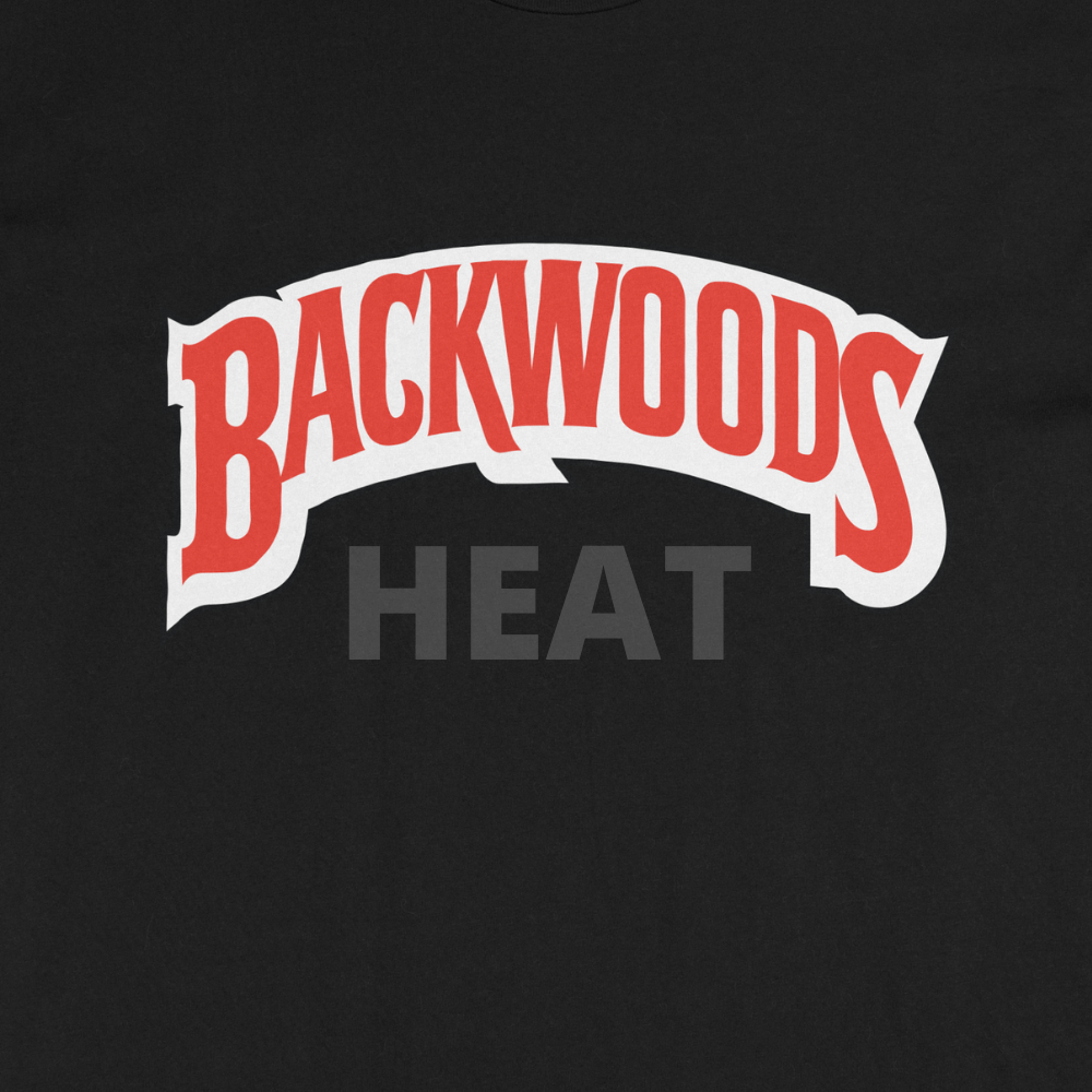 Backwoods Logo Unisex Black Graphic T-Shirt