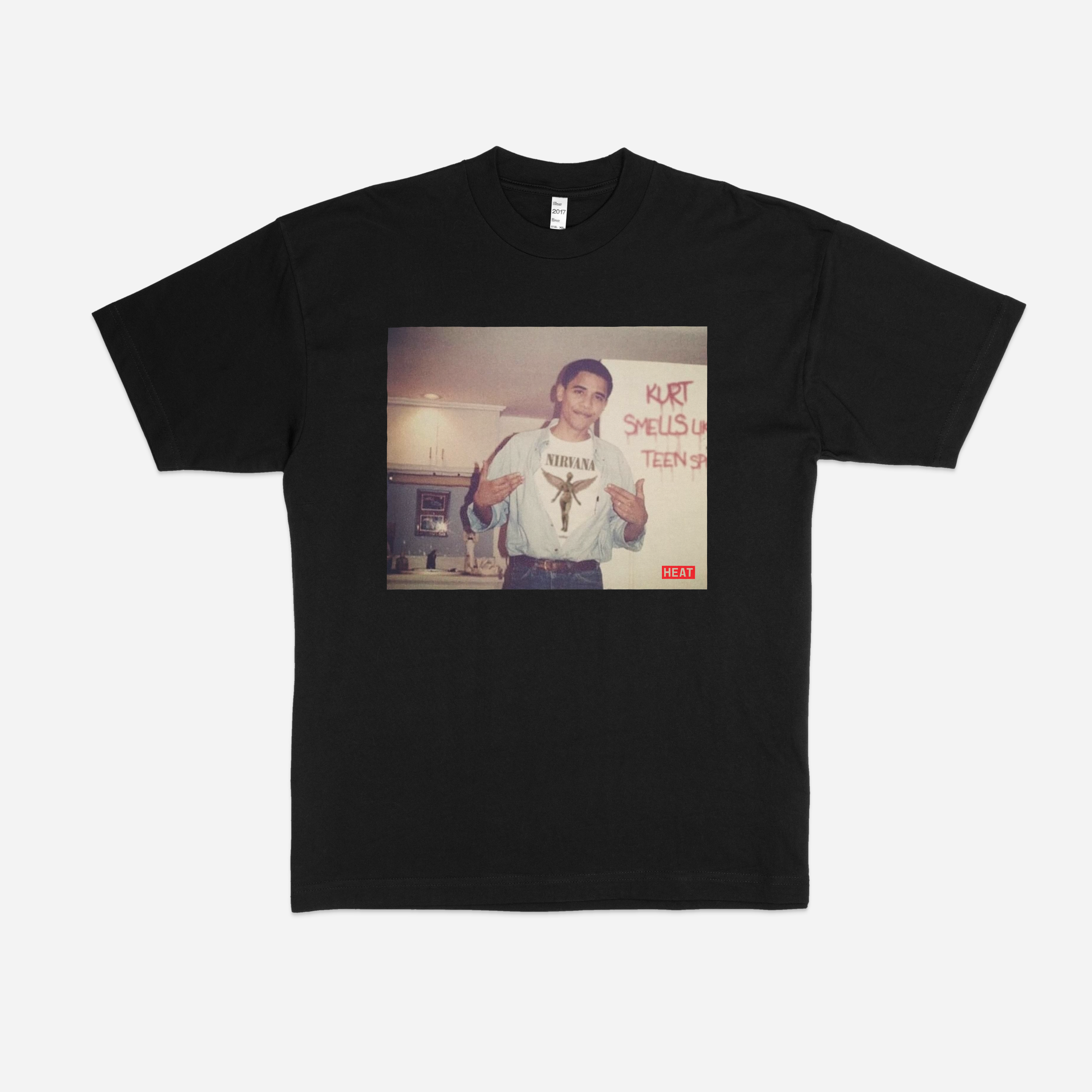 Obama nirvana hot sale shirt