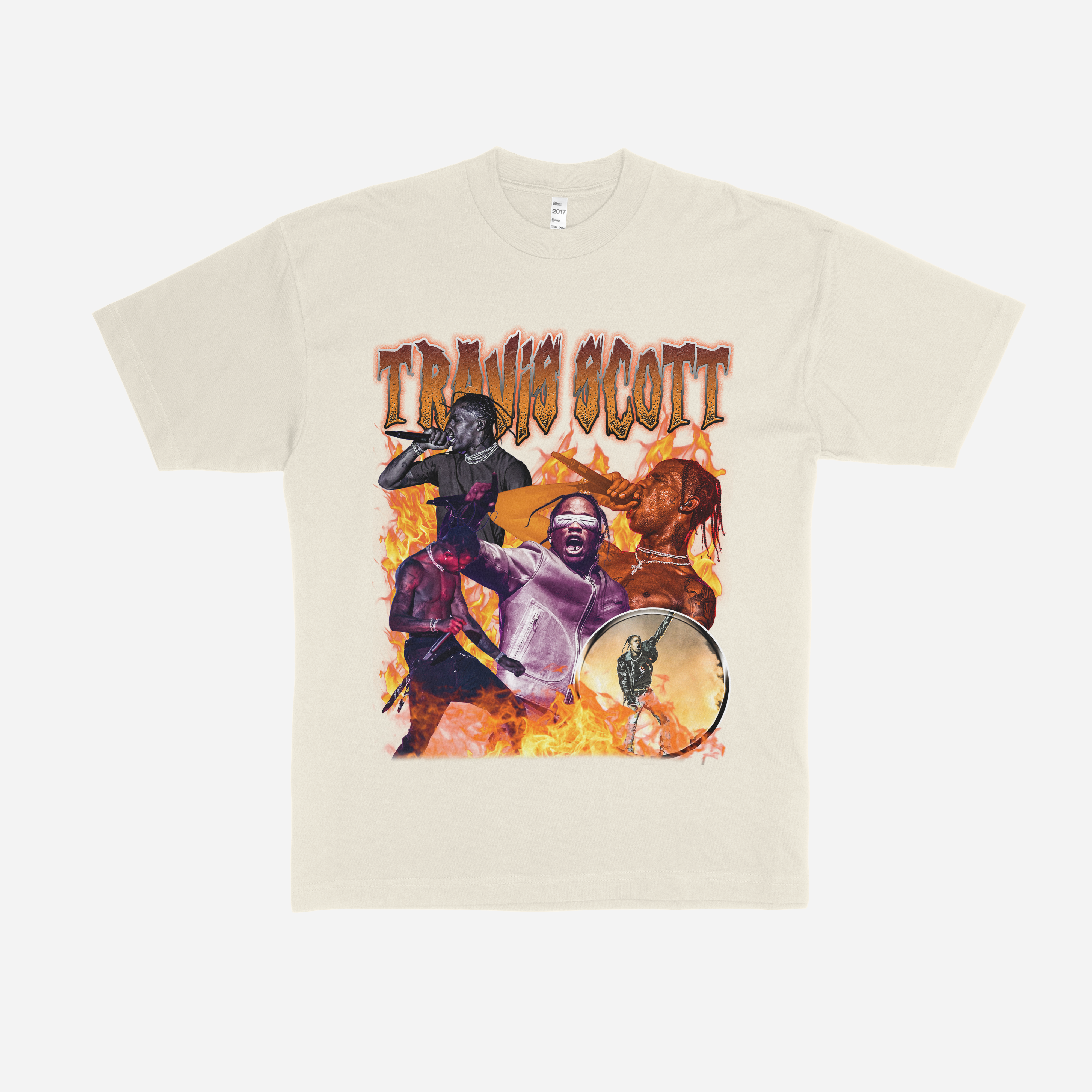 Travis Scott On Stages Vintage Graphic T-Shirt – Hot Artist