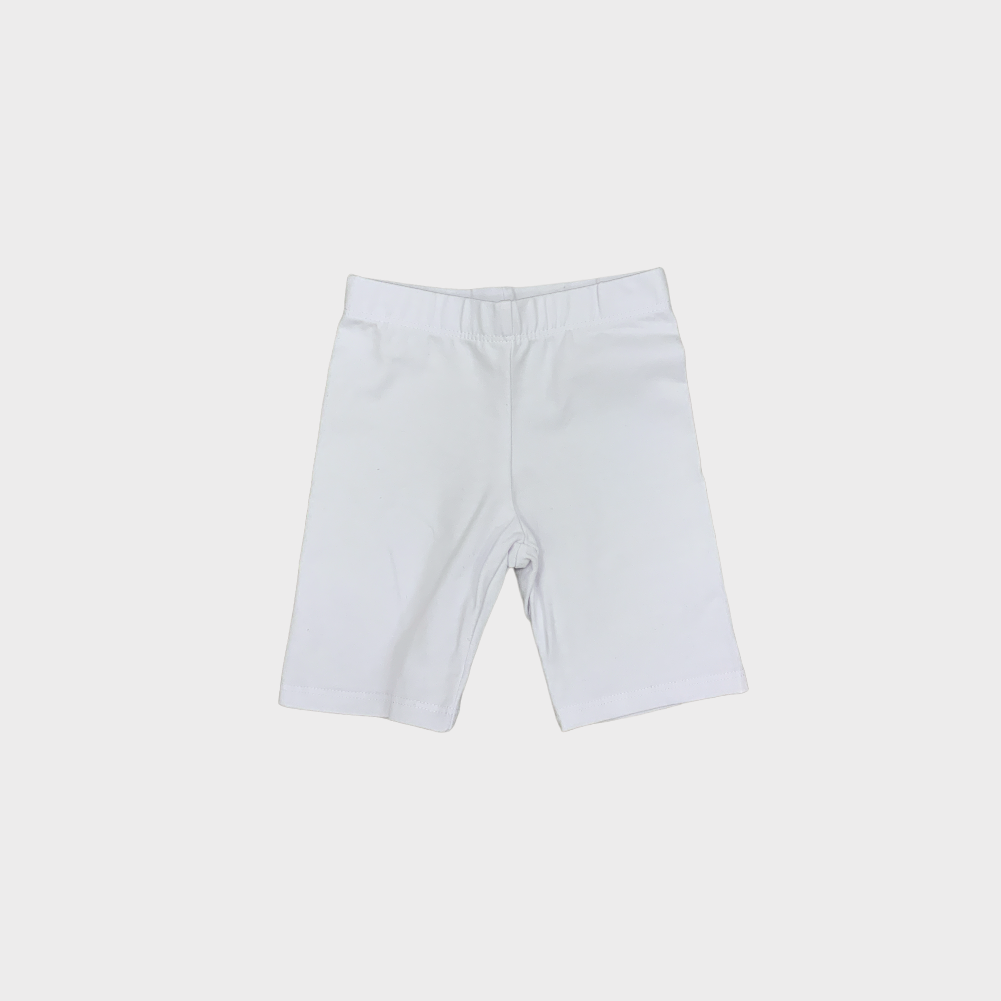 Girls white bike shorts deals