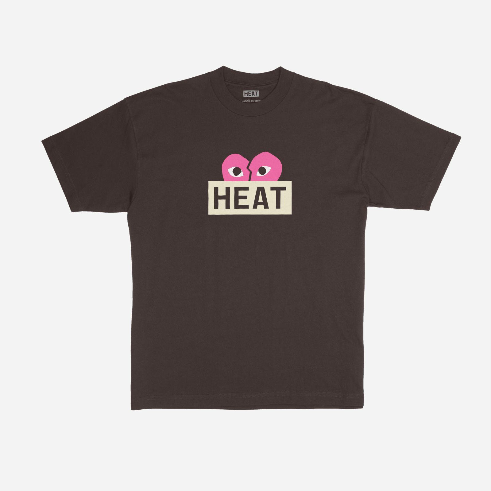 Cdg pink heart t shirt deals