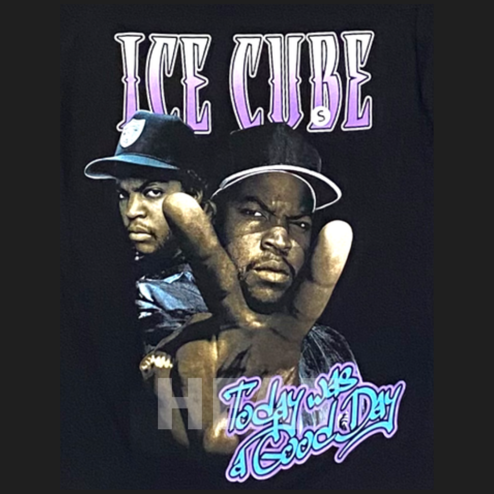 Ice Cube 3 Photos Black T-Shirt